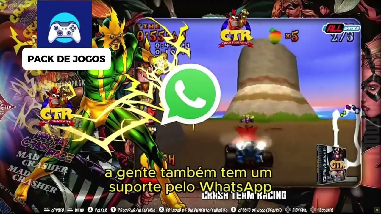 Pr&eacute;via do v&iacute;deo do PackDeJogos